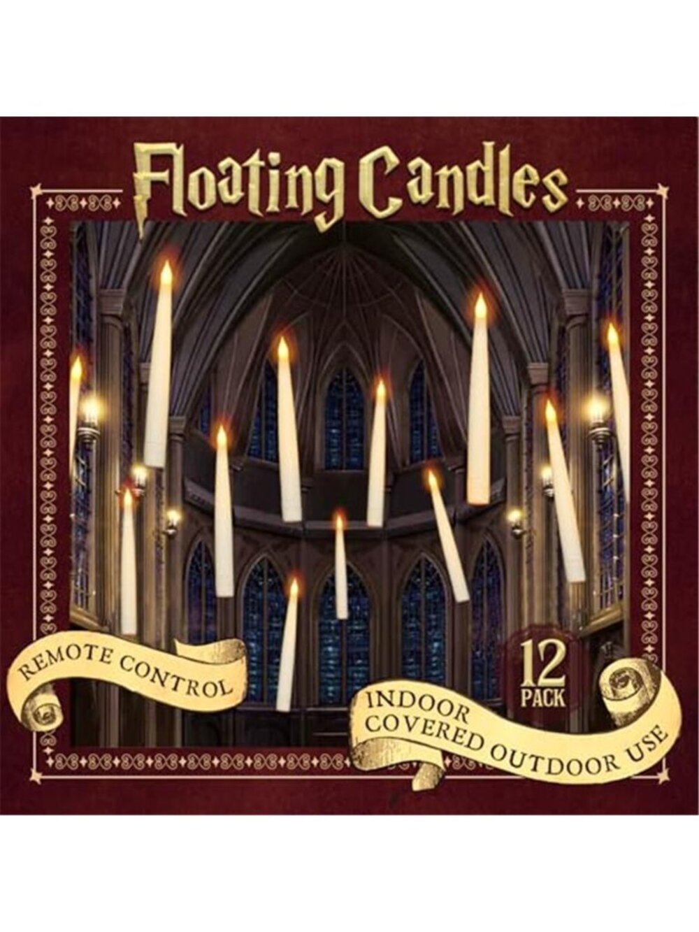 LED Candles with Remote Control -12Pcs Magic Witch Wizard